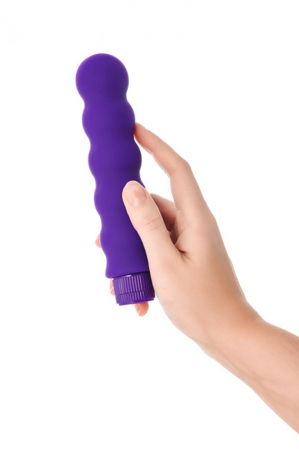 Фиолетовый фигурный вибратор - 17 см., A-toys Фиолетовый фигурный вибратор - 17 см., A-toys
