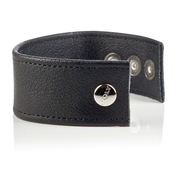 Кожаная утяжка для пениса Double Wide Leather Strap, California Exotic Novelties