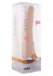 Телесный вибромассажёр с юбочкой шипов Classic Smooth Vibrator Nude - 16,5 см., Seven Creations