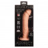 Телесный вибратор на присоске PURRFECT SILICONE ONE TOUCH - 20,5 см., Dream Toys