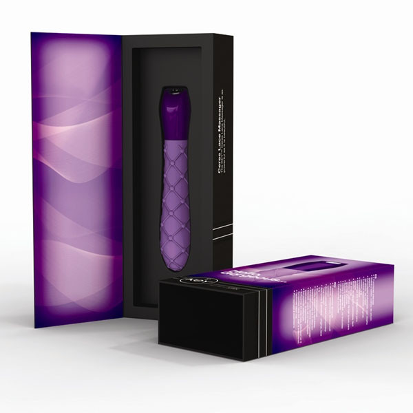 Шикарный сиреневый вибромассажер Ceres Lace Texture - Lavender, Jopen Шикарный сиреневый вибромассажер Ceres Lace Texture - Lavender, Jopen