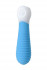 Голубой мини-вибратор S-HANDE MINI 2 с ребрами - 11,8 см., S-HANDE