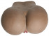 Попа и вагина мулатки с вибрацией и функцией нагрева CyberSkin Virtual Sex Ultra Big Ass Bang Doggy Style Pussy & Ass Dark, Topco Sales