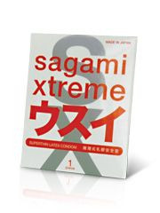 Ультратонкий презерватив Sagami Xtreme Superthin - 1 шт., Sagami