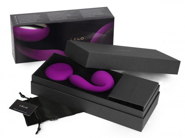 Лиловый вибромассажер для пар Ida Deep Rose, Lelo Лиловый вибромассажер для пар Ida Deep Rose, Lelo