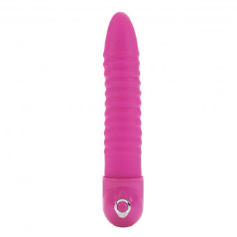 Вибромассажер Power Stud Ribbed Vibes - 17,3 см., California Exotic Novelties