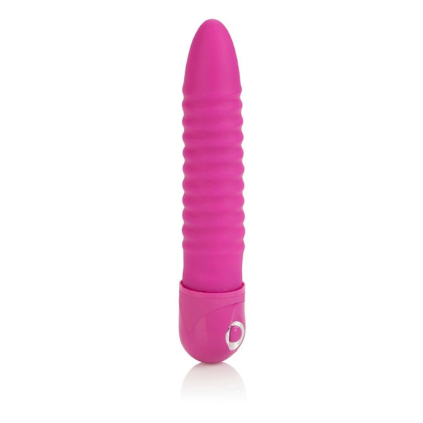 Вибромассажер Power Stud Ribbed Vibes - 17,3 см., California Exotic Novelties