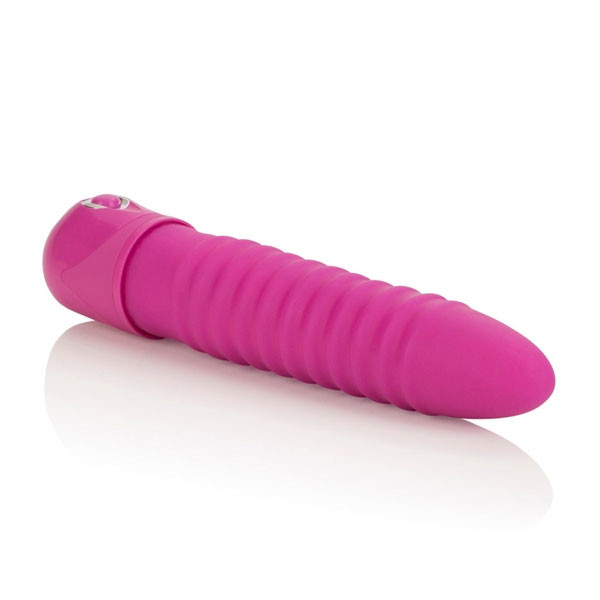 Вибромассажер Power Stud Ribbed Vibes - 17,3 см., California Exotic Novelties