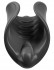 Чёрный мастурбатор Vibrating Silicone Stimulator с вибрацией, Pipedream
