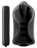 Чёрный мастурбатор Vibrating Silicone Stimulator с вибрацией, Pipedream