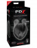 Чёрный мастурбатор Vibrating Silicone Stimulator с вибрацией, Pipedream