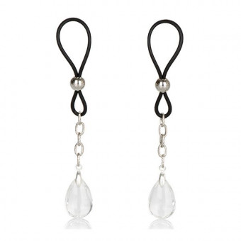Зажимы на соски Nipple Play Non-Piercing Nipple Jewelry Crystal, California Exotic Novelties