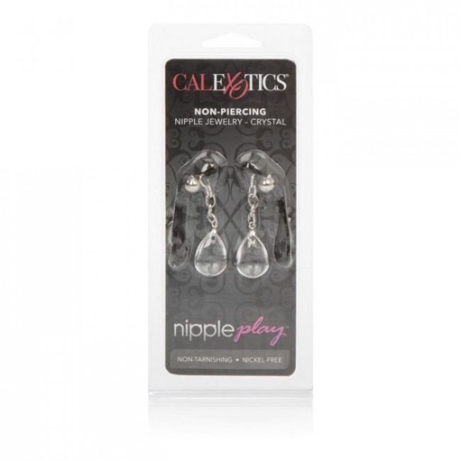 Зажимы на соски Nipple Play Non-Piercing Nipple Jewelry Crystal, California Exotic Novelties