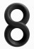 Черное эрекционное кольцо-восьмерка Infinity Ring, NS Novelties