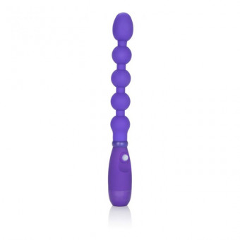 Фиолетовый анальный стимулятор с вибрацией Booty Call Booty Bender - 17,8 см., California Exotic Novelties