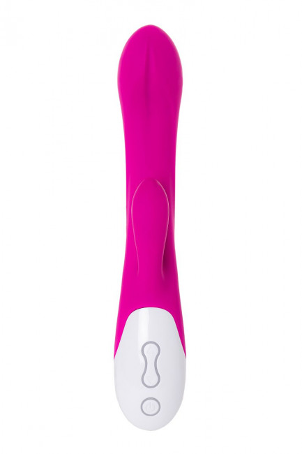 Розовый вибратор LOVEMOMENT с подогревом - 22 см., LoveMoment