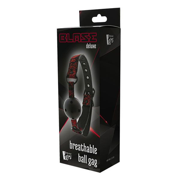 Кляп-шарик с отверстиями DELUXE BREATHABLE BALL GAG, Dream Toys
