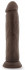 Коричневый фаллоимитатор 9.5 Inch Cock - 22 см.