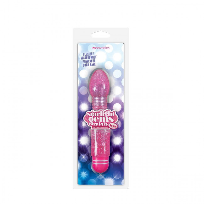 Розовый вибромассажёр Minis Lyra - 16,5 см., NS Novelties Розовый вибромассажёр Minis Lyra - 16,5 см., NS Novelties