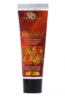 Интимный съедобный лубрикант JUICY FRUIT с ароматом фруктов - 30 мл., БиоМед