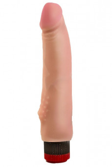 Вибратор-реалистик с наростом в нижней части - 18,5 см., LOVETOY (А-Полимер)
