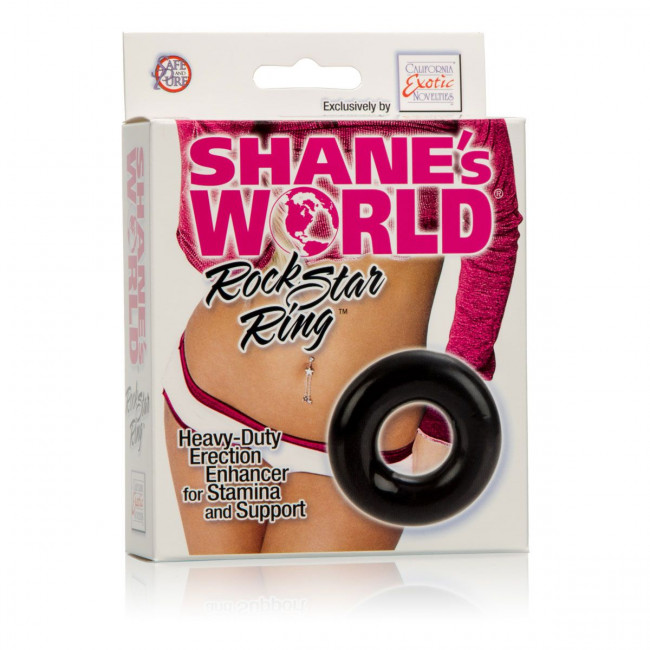 Черное эрекционное кольцо Rock Star Ring, California Exotic Novelties Черное эрекционное кольцо Rock Star Ring, California Exotic Novelties