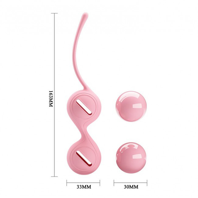 Вагинальные шарики на сцепке Kegel Tighten UP I , Baile