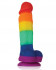 Радужный фаллоимитатор Colours Pride Edition 5" Dildo - 17,8 см., NS Novelties