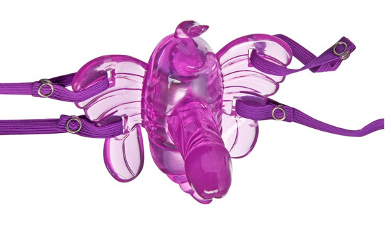 Фиолетовая вибробабочка HONEYDEW BUTTERFLY REMOTE с пультом ДУ, Toy Joy