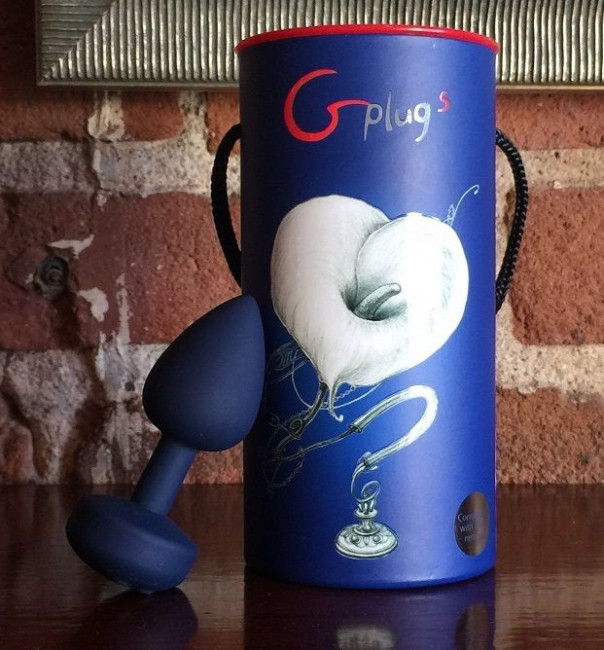 Большая синяя анальная пробка с вибрацией Fun Toys Gplug - 10,5 см., Fun Toys Большая синяя анальная пробка с вибрацией Fun Toys Gplug - 10,5 см., Fun Toys