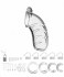 Прозрачный мужской пояс верности Model 04 Chastity 4.5" Cock Cage, Shots Media BV Прозрачный мужской пояс верности Model 04 Chastity 4.5" Cock Cage, Shots Media BV