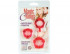 Набор из 3-х красных эрекционных колечек MAGIC C-RINGS, California Exotic Novelties