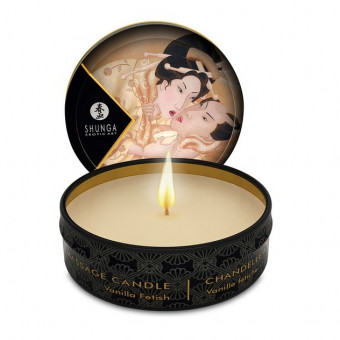 Массажная свеча Vanilla Fetish с ароматом ванили - 30 мл., Shunga