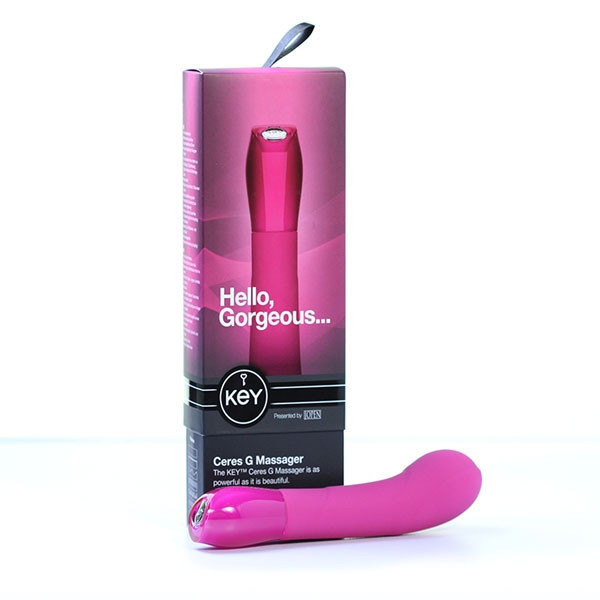 Розовый вибромассажер Ceres G Spot, Jopen