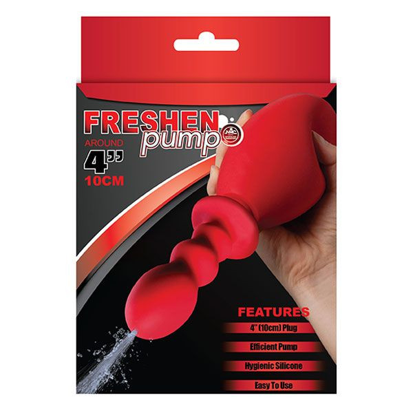 Красный анальный душ FRESHEN PUMP Красный анальный душ FRESHEN PUMP