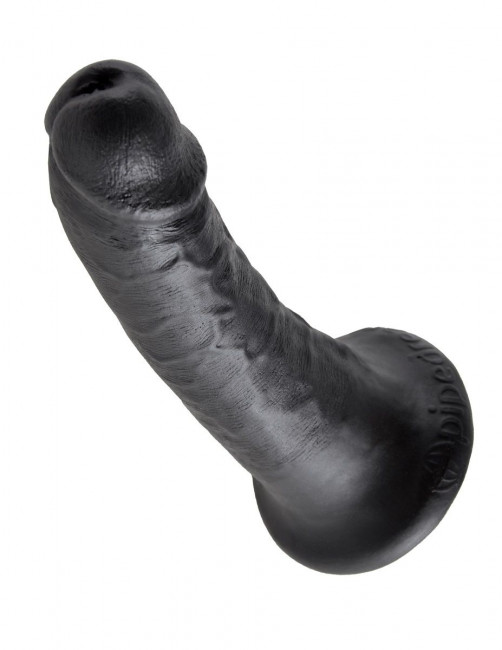 Чёрный фаллоимитатор с присоской 6" Cock - 15,2 см., Pipedream