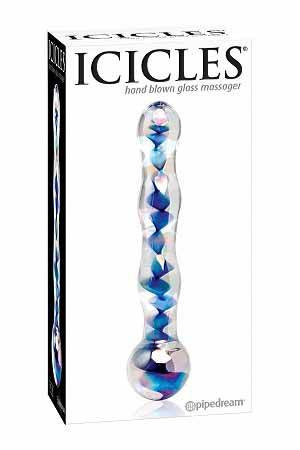 Анальный стеклянный стимулятор ICICLES № 8, Pipedream Анальный стеклянный стимулятор ICICLES № 8, Pipedream