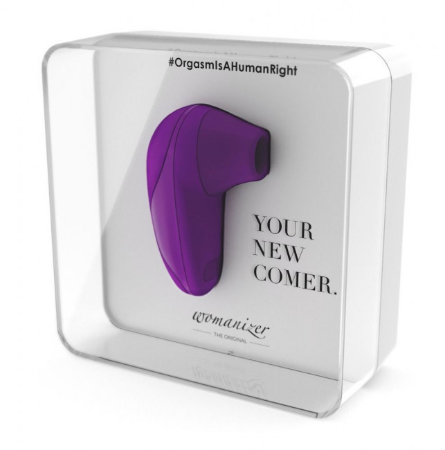 Фиолетовый вакуумный стимулятор клитора Womanizer Starlet, Womanizer