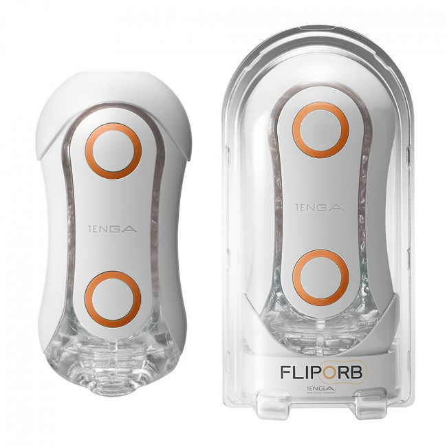 Мастурбатор Tenga FLIP ORB ORANGE CRASH Мастурбатор Tenga FLIP ORB ORANGE CRASH