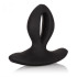 Чёрная анальная пробка с вибрацией Silicone Wireless Dual Motor Probe, California Exotic Novelties