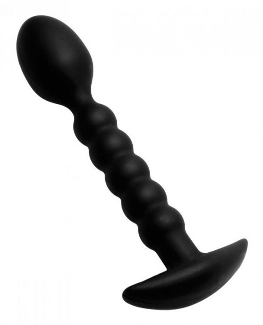 Черный ребристый стимулятор простаты Sojourn Slim Ribbed Prostate Stimulator - 12,1 см. Черный ребристый стимулятор простаты Sojourn Slim Ribbed Prostate Stimulator - 12,1 см.
