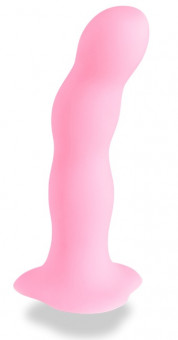 Розовый фаллоимитатор BOUNCER - 18 см., Fun Factory