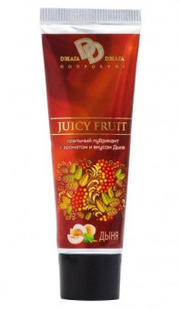 Интимный съедобный лубрикант JUICY FRUIT с ароматом дыни - 30 мл., БиоМед