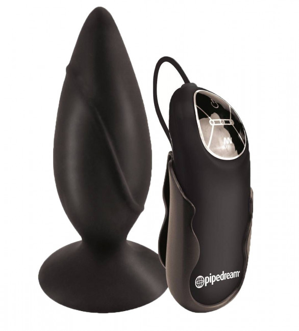 Анальная пробка с пультом управления Elite Vibrating Plug - 11 см., Pipedream Анальная пробка с пультом управления Elite Vibrating Plug - 11 см., Pipedream