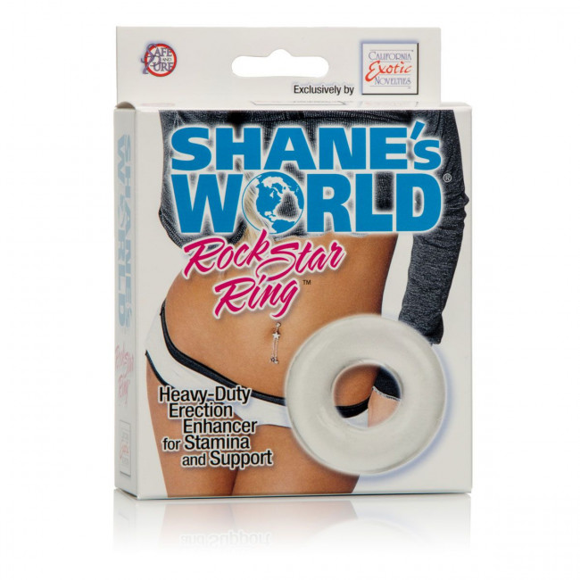 Прозрачное эрекционное кольцо Rock Star Ring, California Exotic Novelties