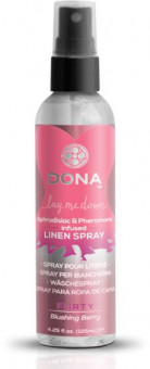 Освежающий спрей для белья DONA Flirty Blushing Berry - 125 мл., System JO