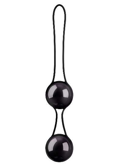 Черные вагинальные шарики в сцепке Pleasure balls Deluxe, Shots Media BV Черные вагинальные шарики в сцепке Pleasure balls Deluxe, Shots Media BV