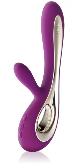 Лиловый вибратор Soraya Deep Rose - 22 см., Lelo