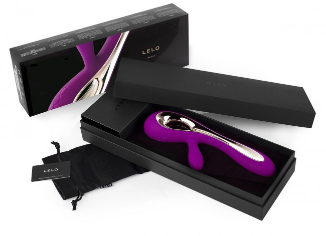 Лиловый вибратор Soraya Deep Rose - 22 см., Lelo