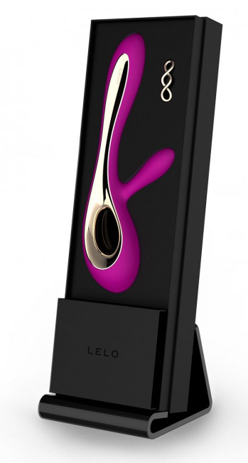 Лиловый вибратор Soraya Deep Rose - 22 см., Lelo